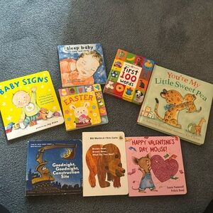 Baby Board Book Bundle- 8 books